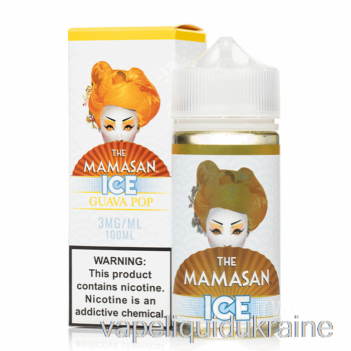 Vape Liquid Ukraine ICE Guava Pop - The Mamasan E-Liquid - 100mL 3mg